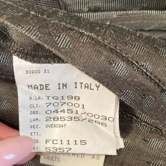 Giorgio Armani Belted Jacket Overcoat Draped Silhouette - Picture 7 of 13